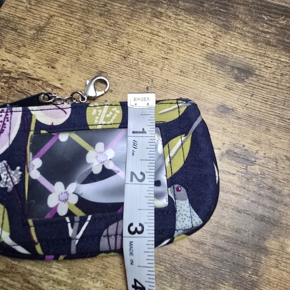 Vera Bradley Floral Blue Coin Purse - Picture 7 of 8